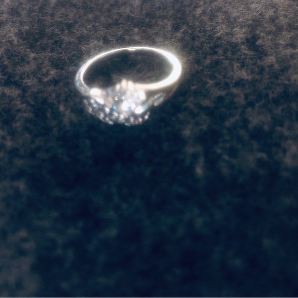 2 white gold filled rings and a lot of natural gem stones with precious stone - Picture 4 of 11